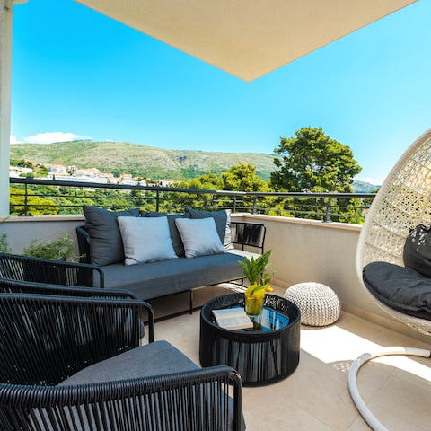 Relax on the terrace after a day of exploring