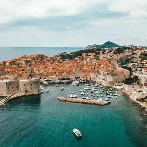Discover Dubrovnik's Old Town – a fifteen-minute walk away