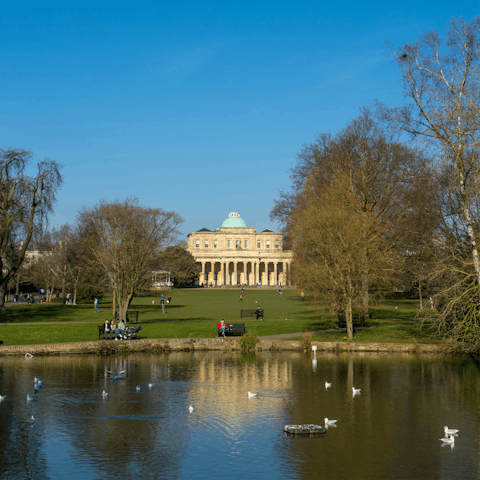 Take a day trip to Cheltenham, 4 miles away