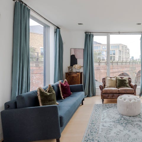 Chill out in one of two reception rooms