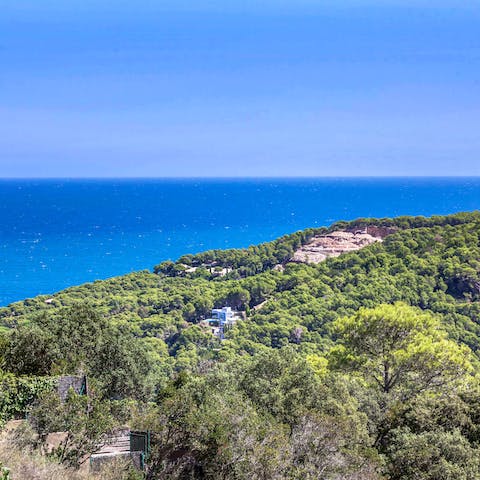 Admire the postcard-perfect sea view