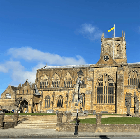 Pay a visit to stunning Sherborne Abbey