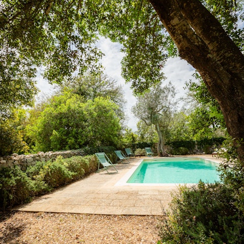 Enjoy the perks of having your own private pool