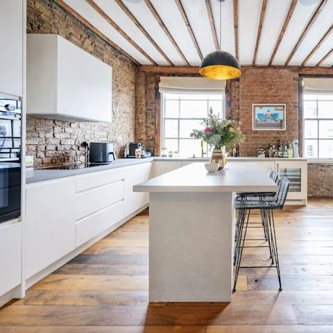 Cook up a feast to share in the contemporary kitchen