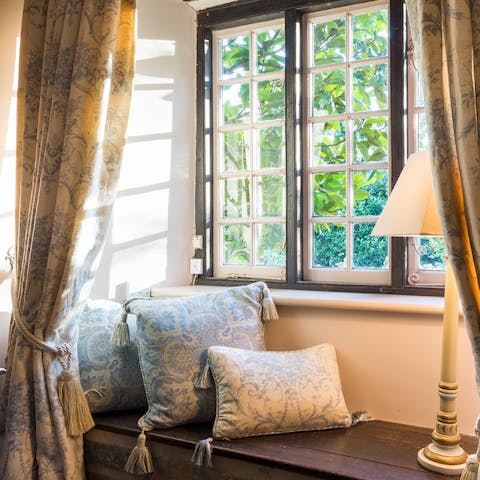 Find your favourite sunny window seat and indulge in a good read
