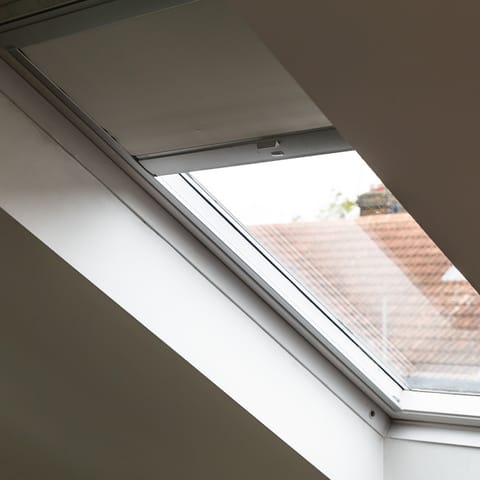 The sleek blackout blinds