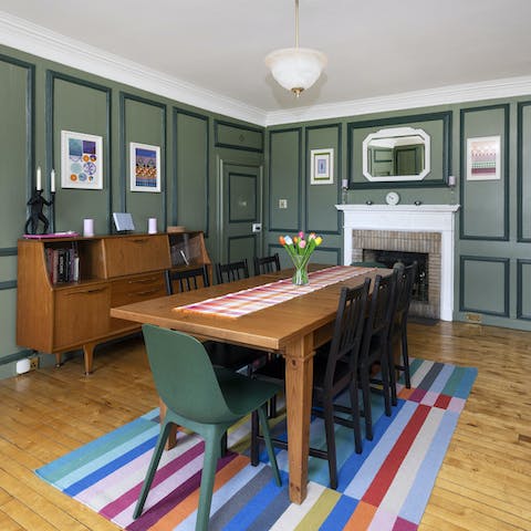 Set the table for a feast with family and friends