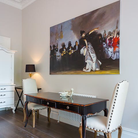 Fall in love with the fantastic art collection