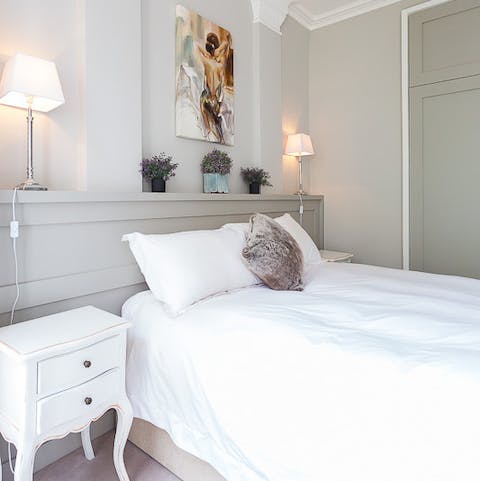 Have a great night's sleep in the luxurious bed