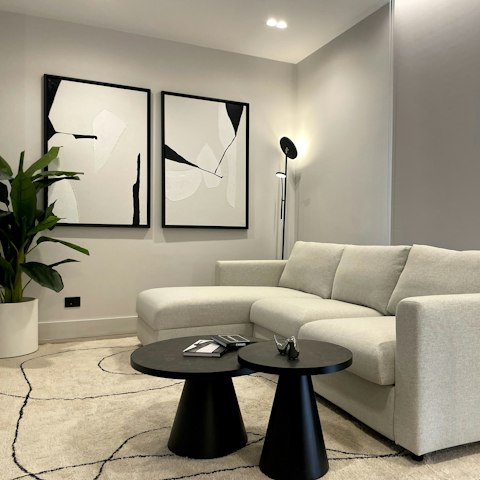 Relax on the sofa after a day of sightseeing
