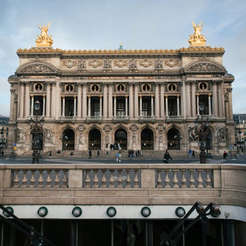 Catch a show at the Opera, twenty-minute metro ride away