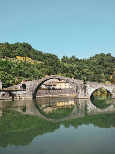 See Tuscany's famous Devil's Bridge, a short drive away