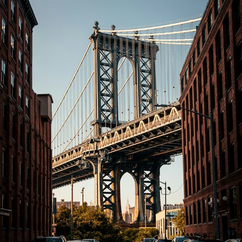 Stay in Downtown Brooklyn, a twenty-minute walk from the bridge