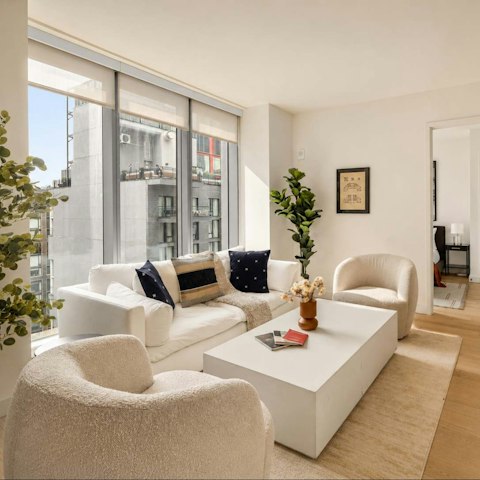 Catch up between city outings in the living space