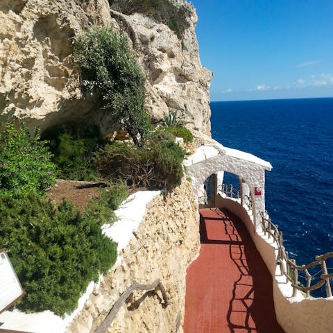 Stroll across the white sand of Alaior's beautiful beaches and coves