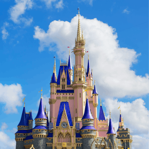 Discover Walt Disney World just a short drive away