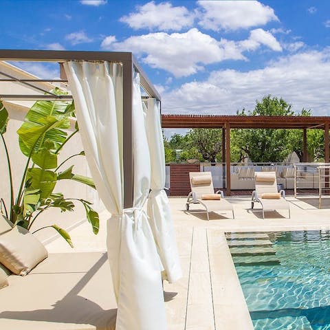 Spend days luxuriating by the crystalline pool