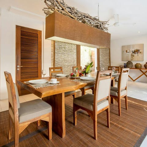 Dine in on nasi campur – you can book a private chef