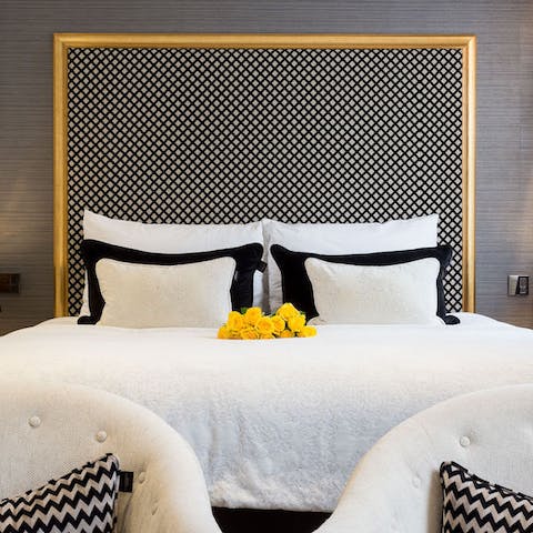 The exquisite bedrooms