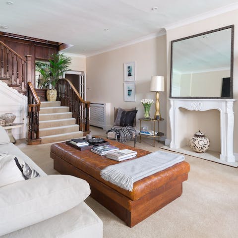 The perfectly curated living room