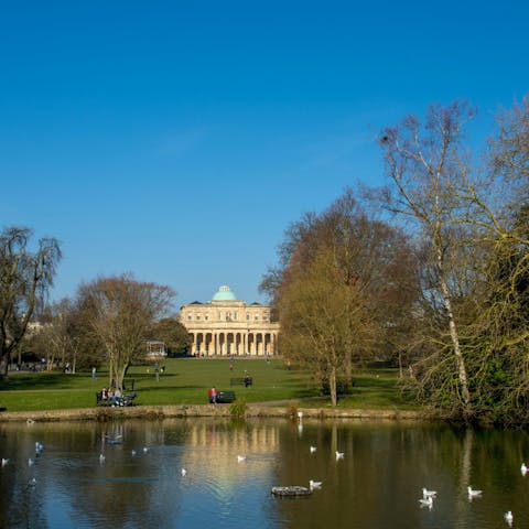 Visit the many beautiful parks in the area