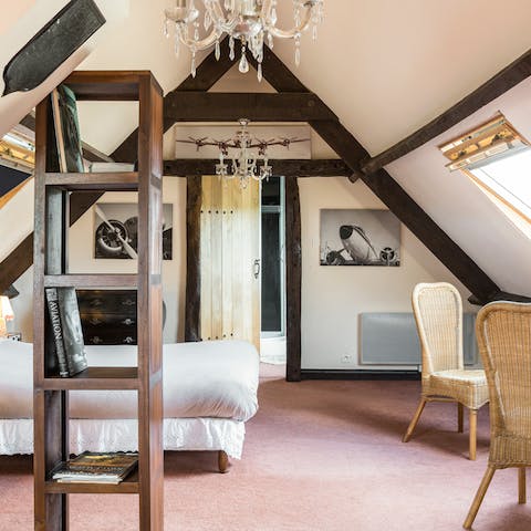 Sleep under the historic arched roof