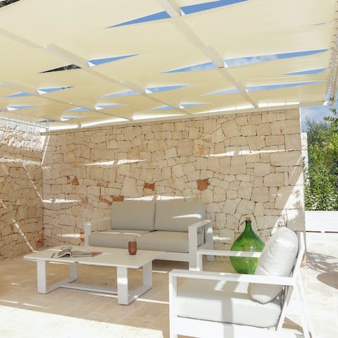 Escape away from the heat of the midday sun