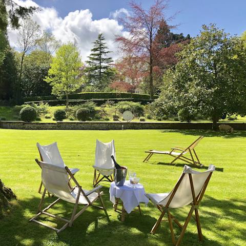 Chill out in the garden