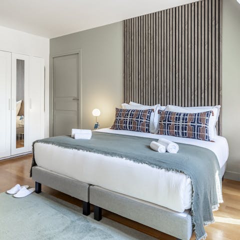 Snuggle up for a good night's sleep after sightseeing
