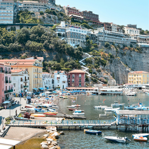 Stay in the heart of Sorrento, close to all the attractions