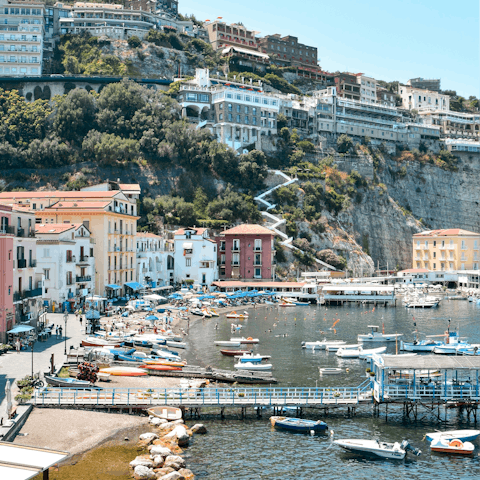 Stay in the heart of Sorrento, close to all the attractions