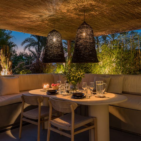 Enjoy the beauty of a Spanish inspired dining experience