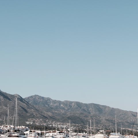 Mingle with glamorous locals in one of Spain's most exclusive locations