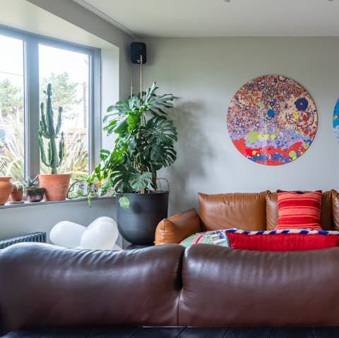 Snuggle up here after a day on the beach