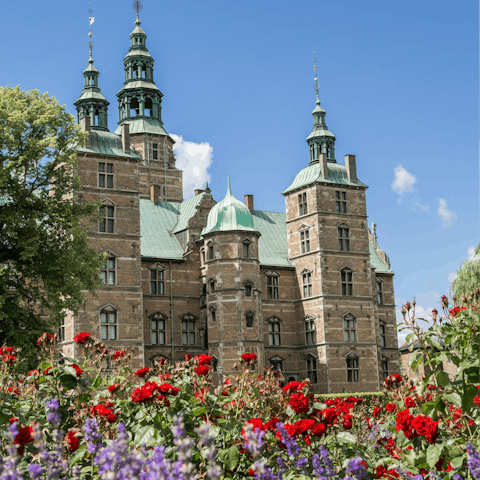 Visit Rosenborg Castle located close by
