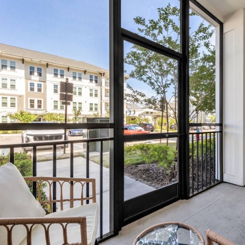 Sip an alfresco drink on the private patio