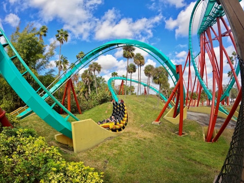 Ride world-class roller coasters at Busch Gardens Tampa, a forty-minute drive