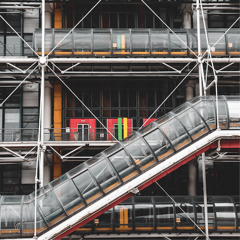 Discover the Pompidou Centre, just a ten-minute stroll away