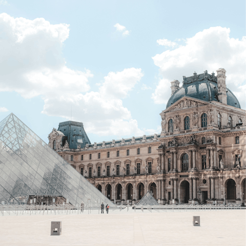 Spend an inspiring afternoon exploring the Louvre