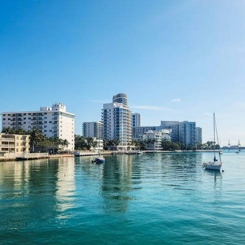Marvel at the views over surrounding Biscayne Bay