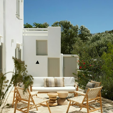 Pour yourself a glass of something chilled and relax in the sunshine
