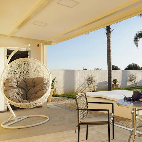 Find your favourite spot to curl up and get stuck into a book or podcast