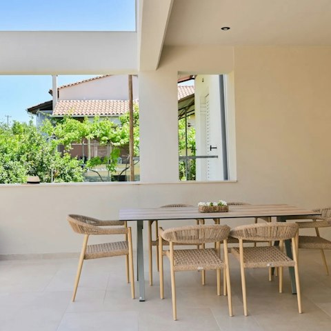 Gather on the terrace for alfresco dinner and drinks