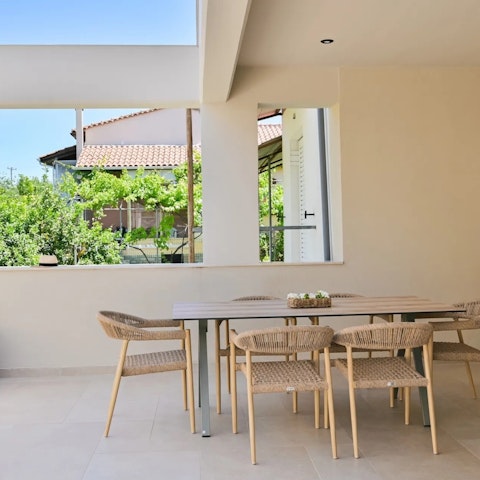 Gather on the terrace for alfresco dinner and drinks
