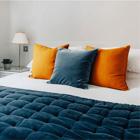 Get a really good night's sleep in plush bedding