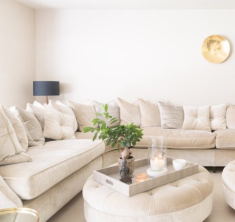 Sprawl out on the mega-couch