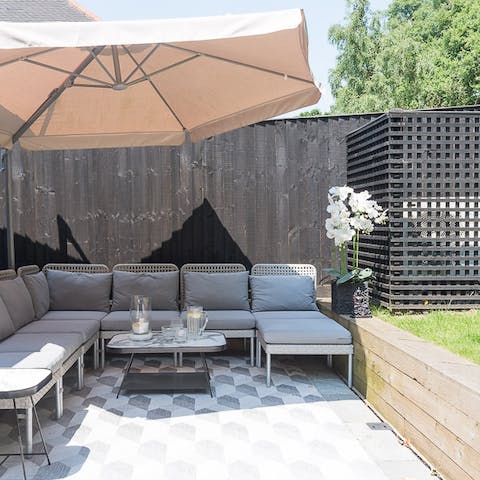 Spend some time in the lovely garden