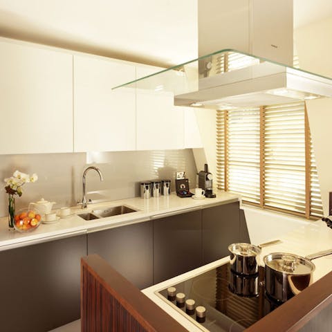 Cook a meal in the fabulous kitchen