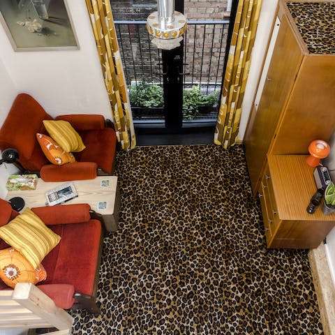 Characterful 70's inspired interiors