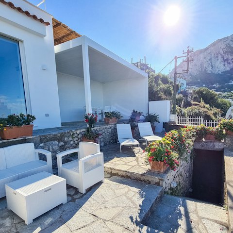 Admire the stunning view as you relax on the terrace